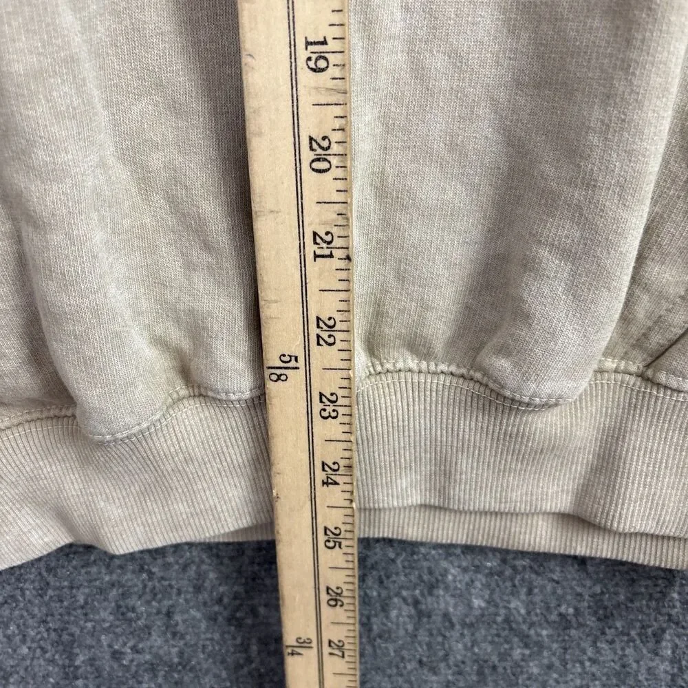 Coors Sweatshirt Mens Size M Beige Hoodie The Original Cowboy - Picture 4 of 11